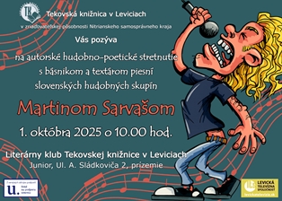 Autorské stretnutie s Martinom Sarvašom